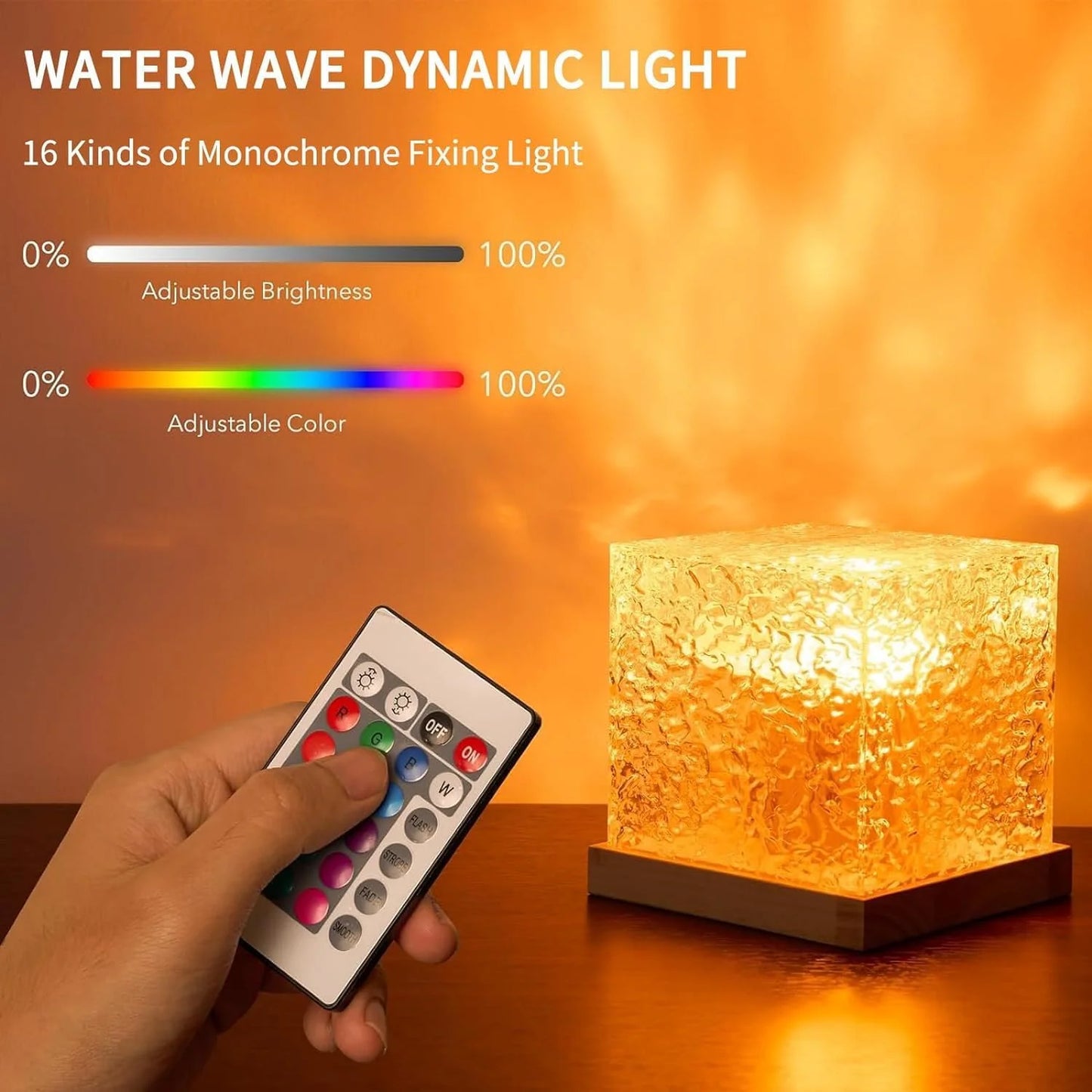 Transform Your Space with the Mesmerizing Calm Deep Ocean Projector - 16 Colors of Relaxation and Ambiance
